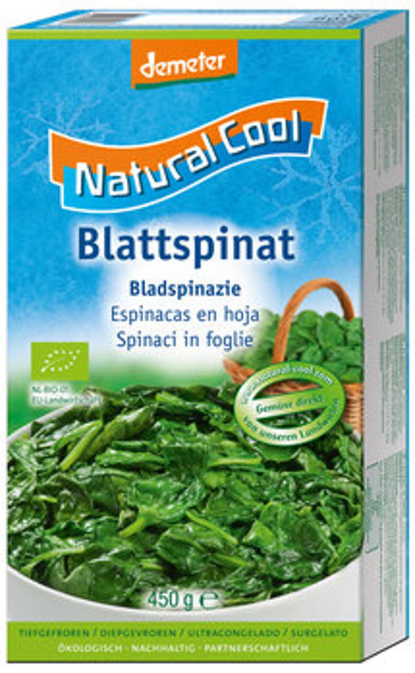 Produktfoto zu Tiefkühlware Blattspinat, 450 g
