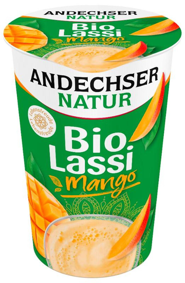 Produktfoto zu Lassi Mango, 250 g, Andechser Molkerei