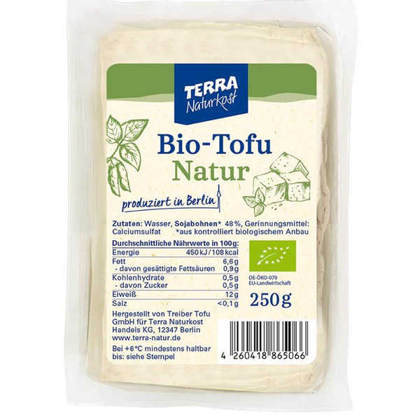 Produktfoto zu Terra Tofu Natur, 250 g