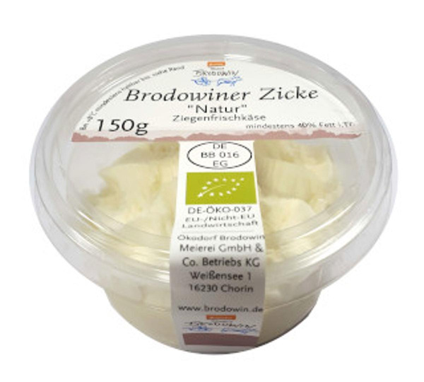 Produktfoto zu Zicke "Natur", 150 g, Brodowin