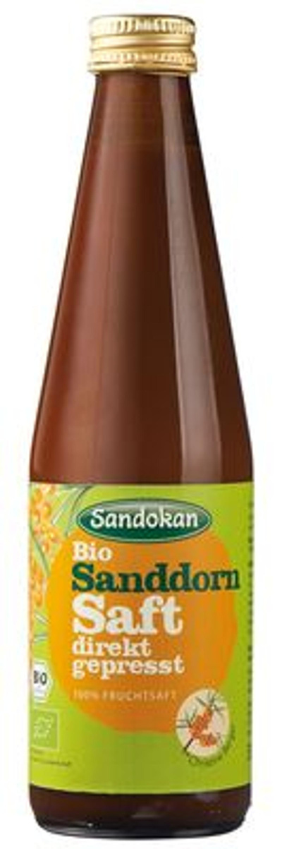 Produktfoto zu Sanddornsaft direkt gepresst 0,33 l, Christine Berger