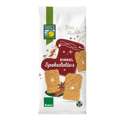 Produktfoto zu Dinkel Spekulatius mit Mandeln, 170 g, Bohlsener Mühle