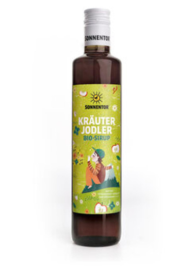 Produktfoto zu Kräuterjodler Sirup 500ml
