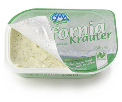Produktfoto zu Frischkäse Kräuter, 150 g, ÖMA