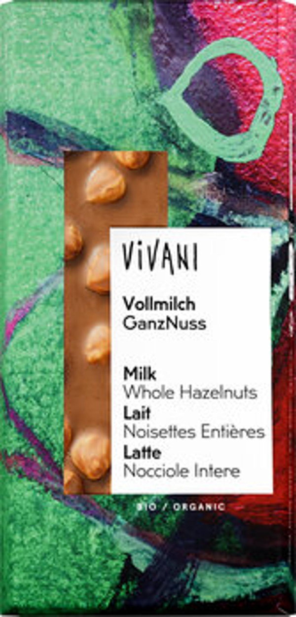 Produktfoto zu Schokolade Vollmilch, Haselnuss