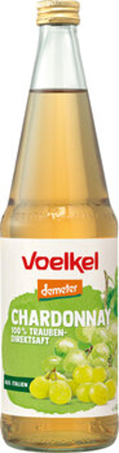 Produktfoto zu Chardonnay Traubensaft weiß, 0,7 l Voelkel
