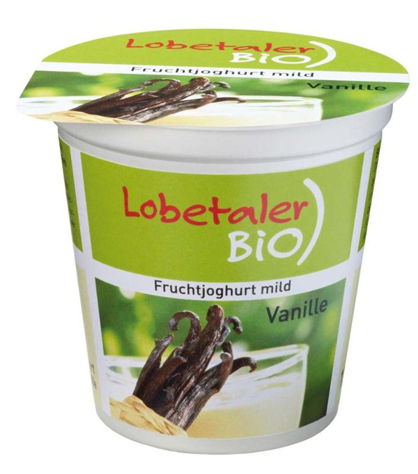 Produktfoto zu Joghurt Vanille 3,7% , 150 g , Lobetaler Bio