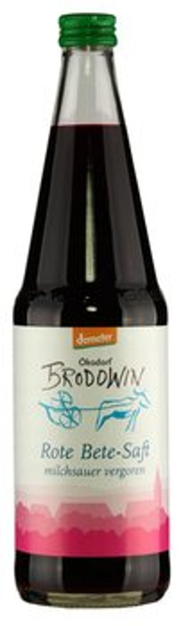 Produktfoto zu Rote Bete-Saft, 0,7 l Ökodorf Brodowin