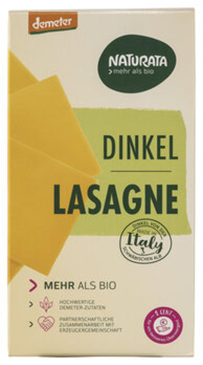 Produktfoto zu Helle Dinkel Lasagne