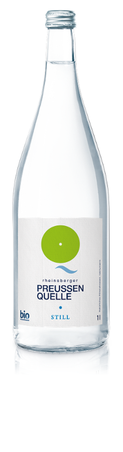 Produktfoto zu Mineralwasser still, 6 x 1 l Rheinsberger Preussen Quelle