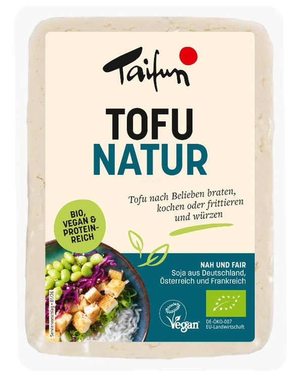 Produktfoto zu Tofu natur, 200 g Taifun-Tofu GmbH