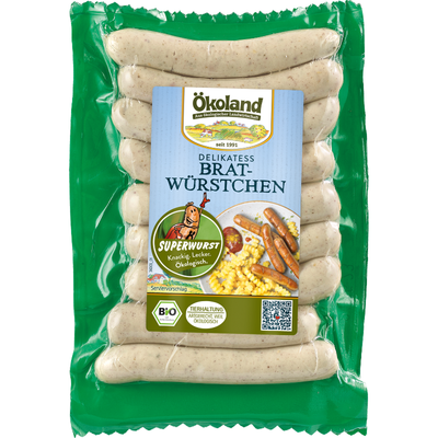 Produktfoto zu Bratwurst Kleine Delikatess, 180 g , Ökoland