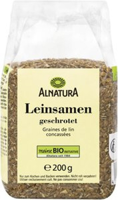 Produktfoto zu Leinsamen geschrotet, 200g