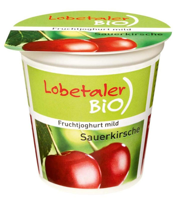 Produktfoto zu Joghurt Sauerkirsche 3,7 % , 150 g , Lobetaler Bio