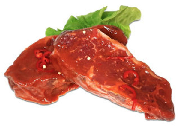 Produktfoto zu Rumpsteak mariniert mit BBQ