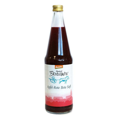 Produktfoto zu Brodowiner Apfel-Rote-Bete-Saft, 6 x 0,7 l im Kasten
