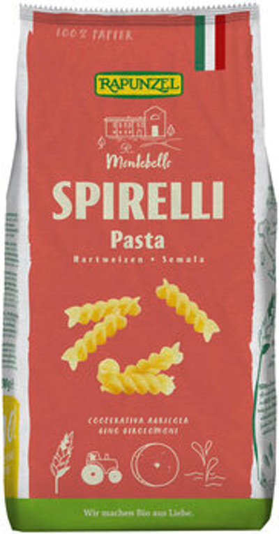 Produktfoto zu Nudeln Spirelli Semola, 500 g