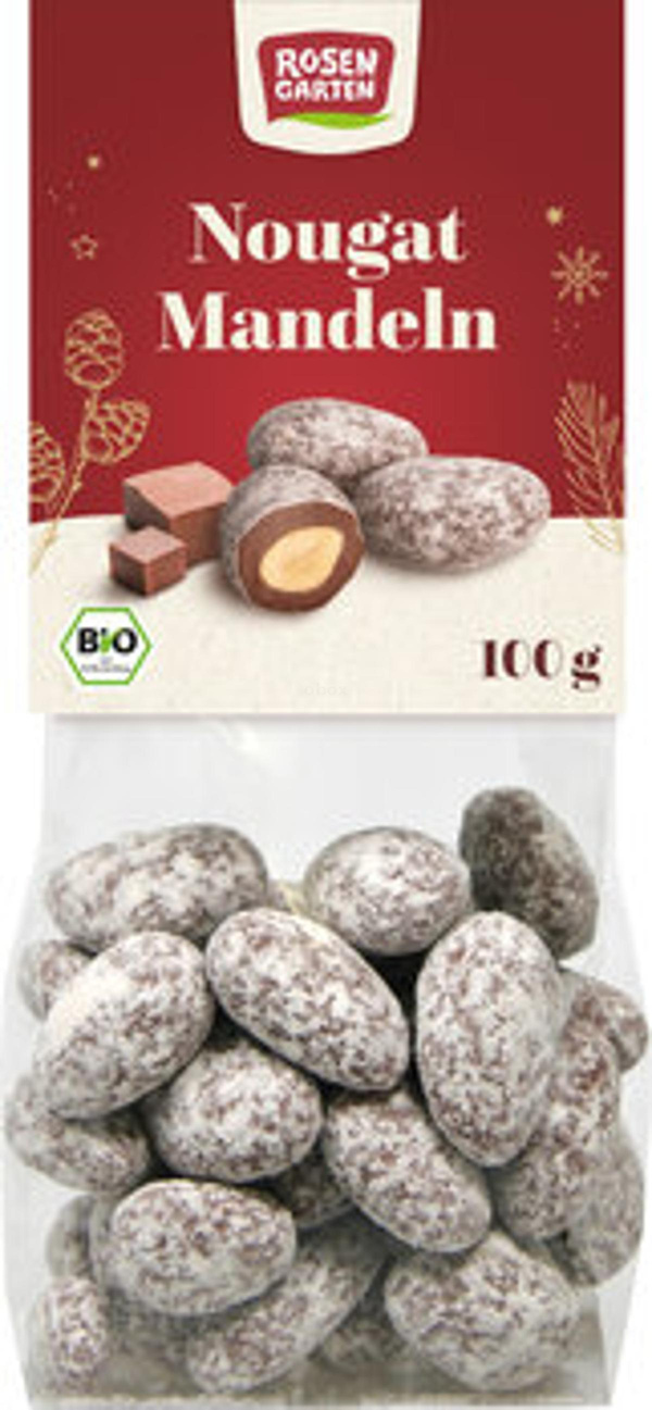 Produktfoto zu Nougatmandeln, 100 g, Rosengarten