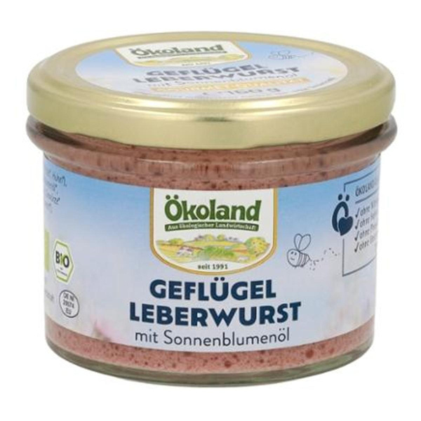 Produktfoto zu Geflügel Leberwurst, 160 g