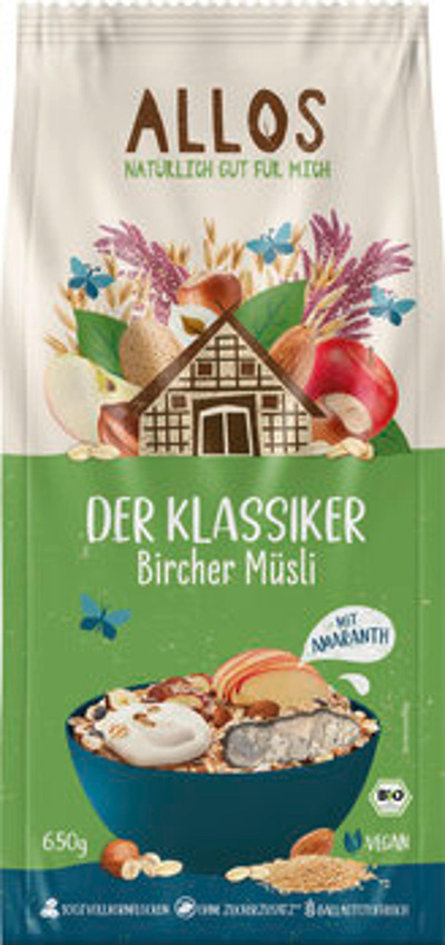 Produktfoto zu Hofmüsli Bircher, 650 g