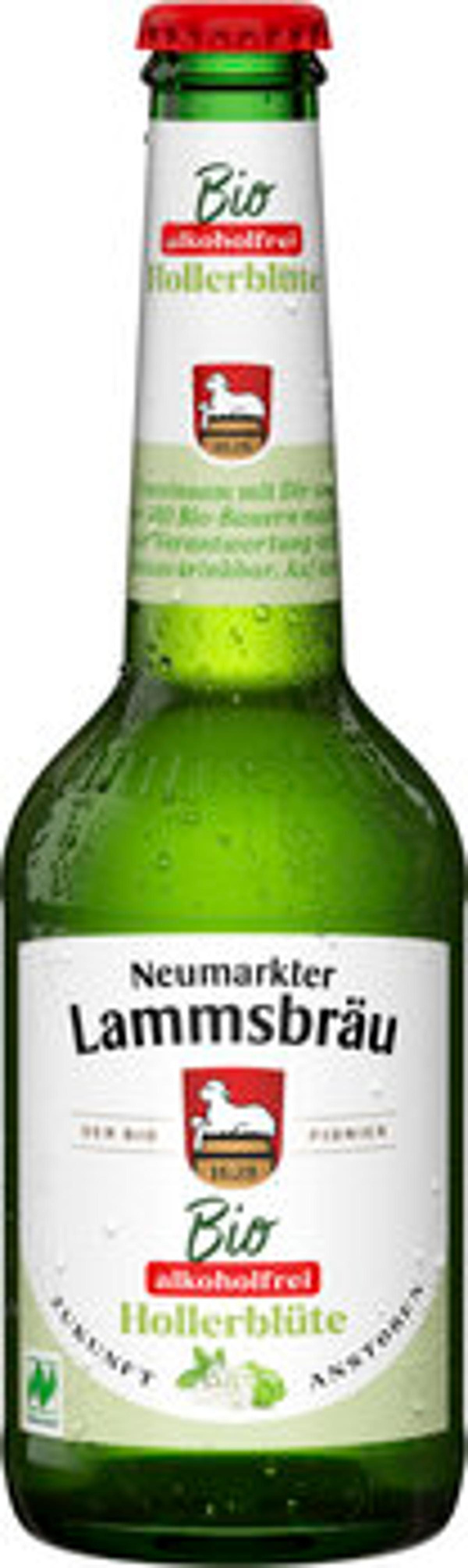 Produktfoto zu Lammsbräu Bier Hollerblühte, alkoholfrei, 10x0,33 l