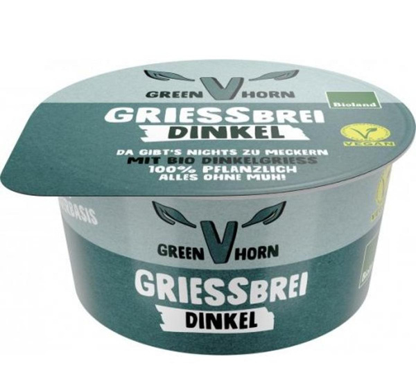 Produktfoto zu Grießbrei, vegan, 150 g Greenhorn