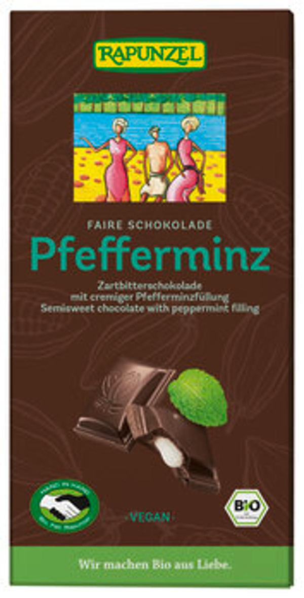 Produktfoto zu Pfefferminz Zartbitter Schoko-