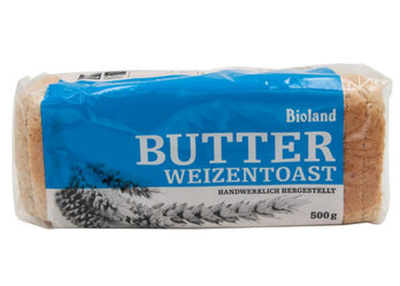Produktfoto zu Weizen Buttertoast, 500 g, Das Backhaus