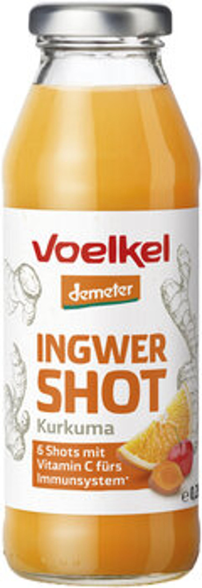 Produktfoto zu Shot Ingwer & Kurkuma, 200 ml
