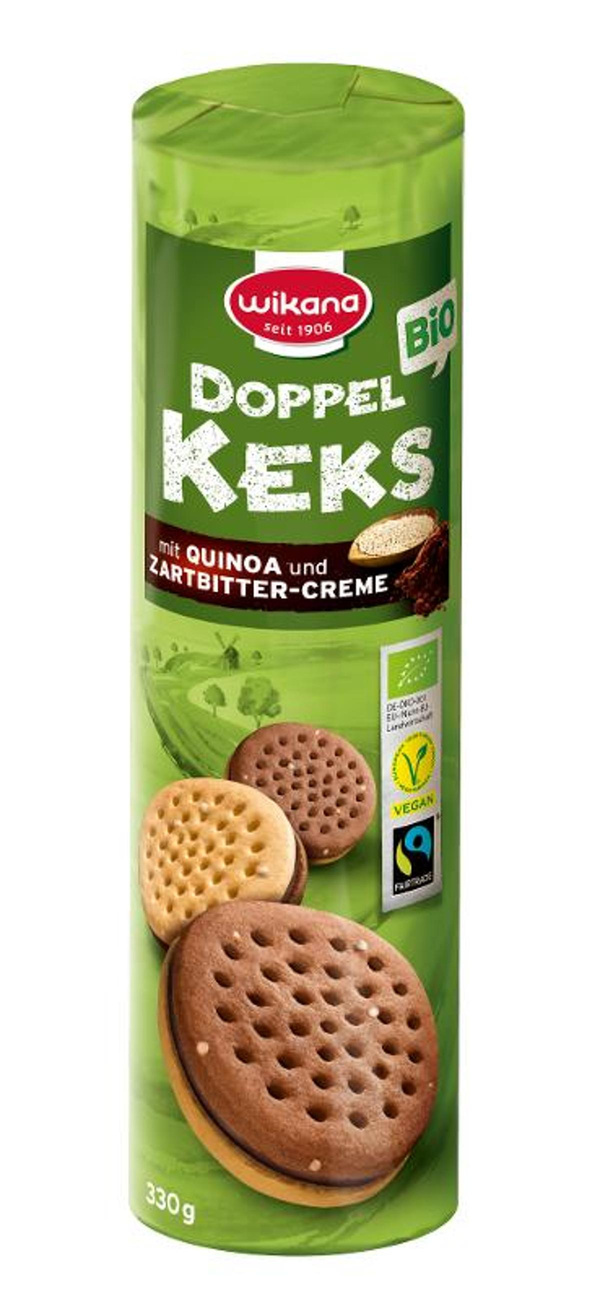 Produktfoto zu Doppelkeks mit Quinoa und Zart