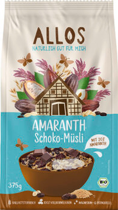 Produktfoto zu Amaranth-Schoko-Müsli, 375 g