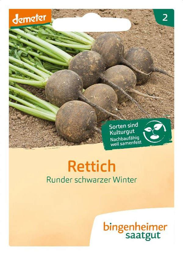 Produktfoto zu Saatgut Runder Schwarzer