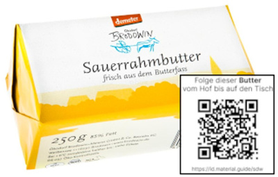 Produktfoto zu Brodowiner Butter, 250 g