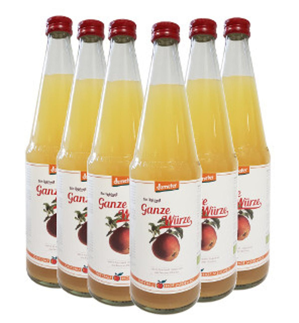 Produktfoto zu Apfelsaft, würzig, 6 x 0,7 l Hof Medewege