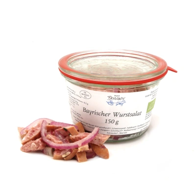 Produktfoto zu Bayrischer Wurstsalat, 150 g
