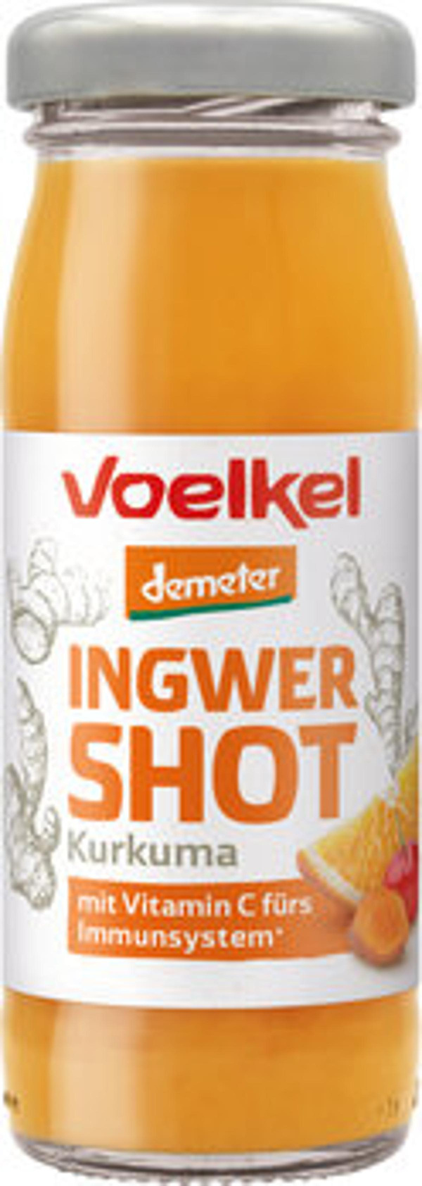 Produktfoto zu Shot Ingwer Kurkuma, 8 x 95 ml, Voelkel