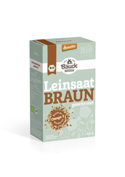 Produktfoto zu Leinsaat geschrotet 200 g