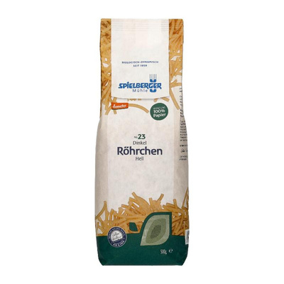 Produktfoto zu Dinkel Röhrchen, hell  500g