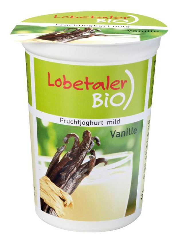 Produktfoto zu Joghurt Vanille 3,7 % , 500 g , Lobetaler Bio