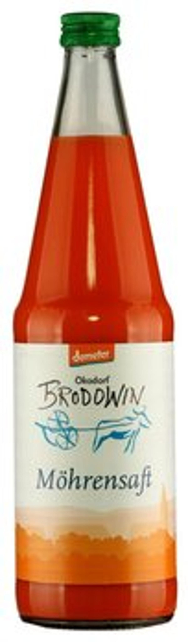 Produktfoto zu Möhrensaft, 0,7 l Ökodorf Brodowin