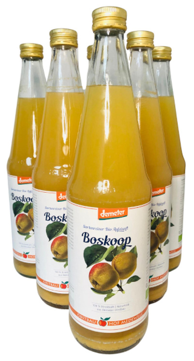 Produktfoto zu Apfelsaft Boskoop, 6 x 0,7 l Hof Medewege