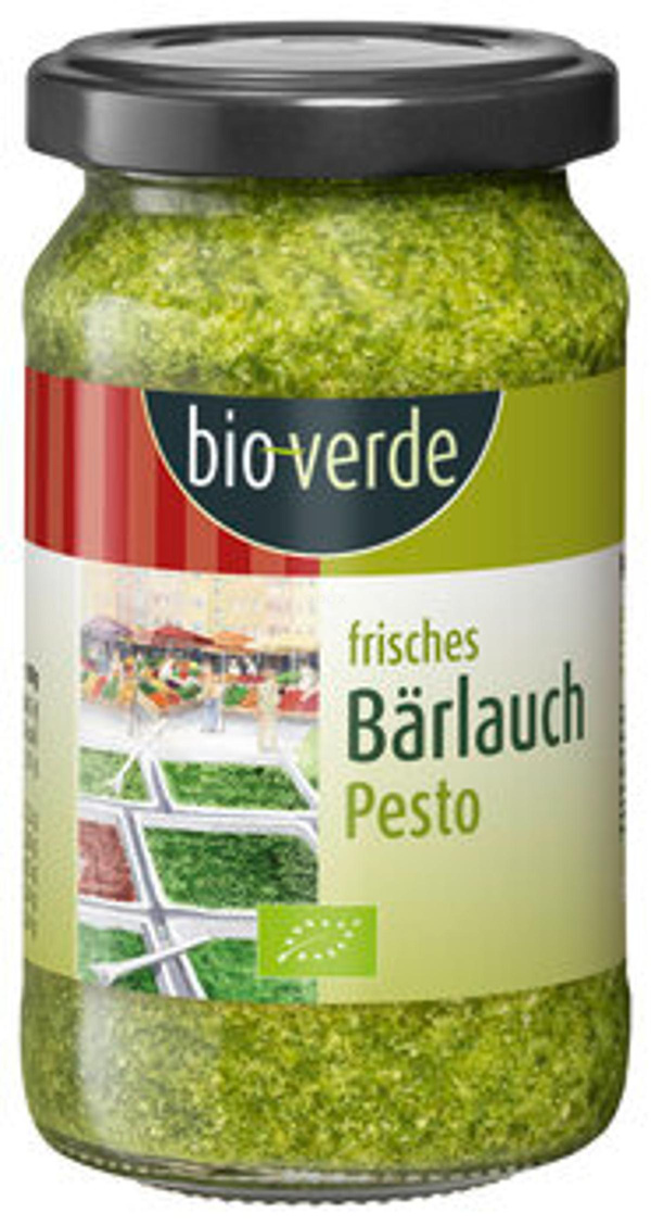 Produktfoto zu Pesto Bärlauch, 165 ml bio verde