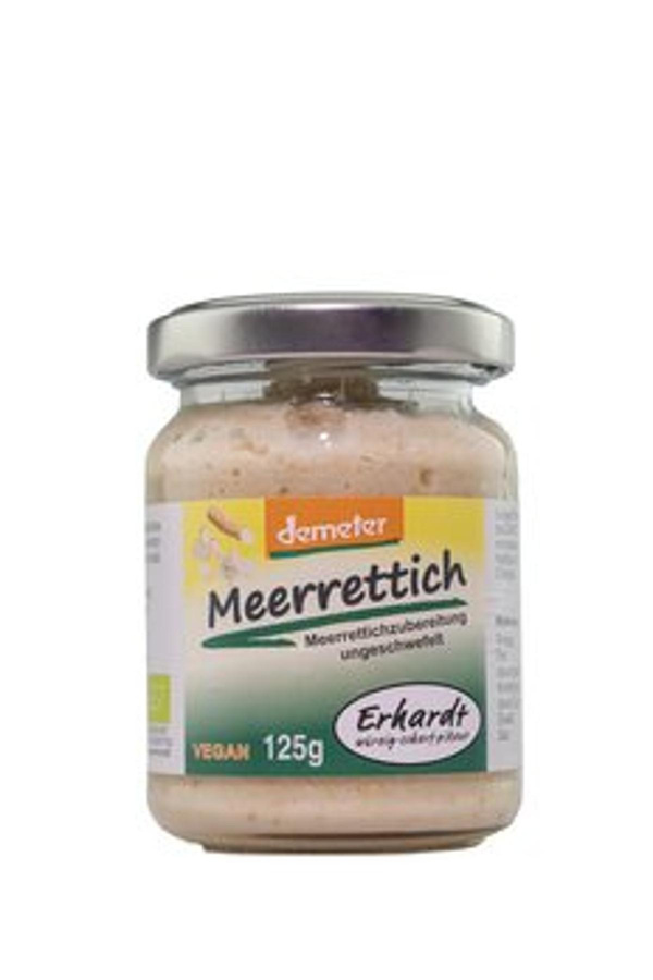 Produktfoto zu Meerrettich im Glas, 125 g Erhardt
