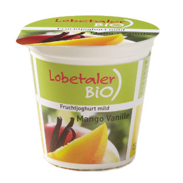 Produktfoto zu Joghurt Mango Vanille  3,7% , 150 g , Lobetaler Bio