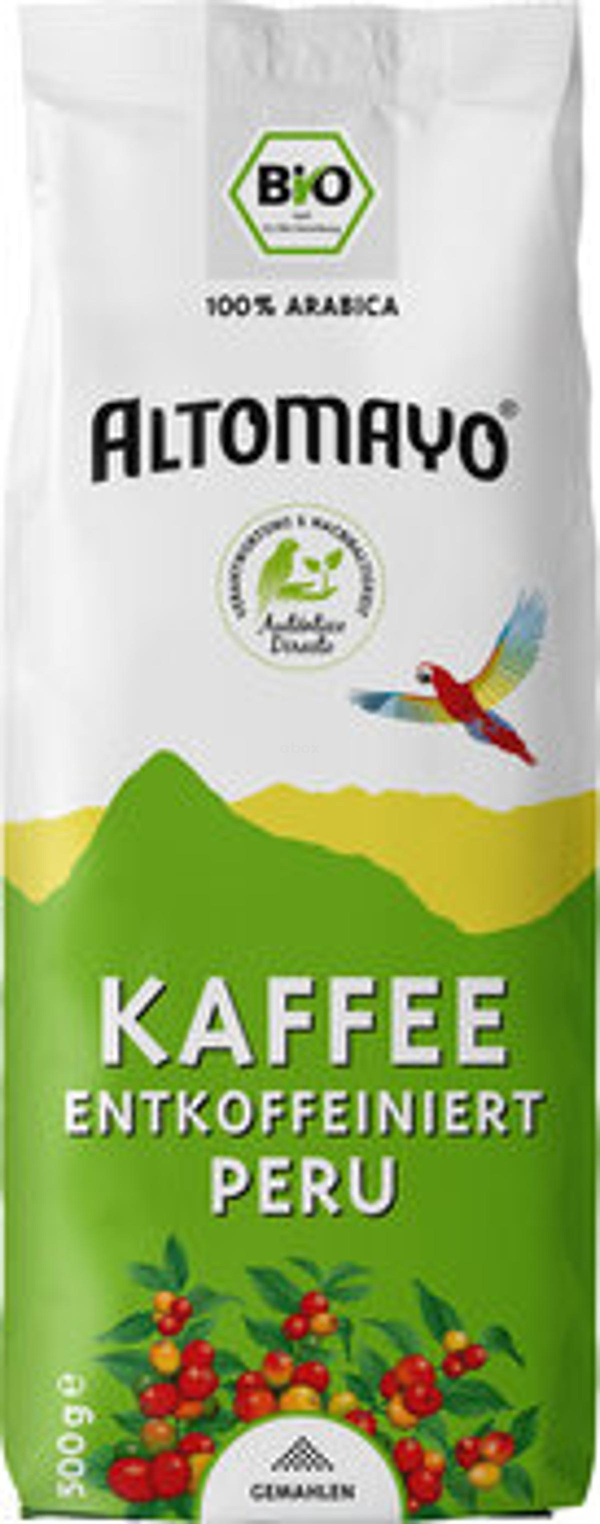 Produktfoto zu Kaffee Altomayo entkoffeiniert