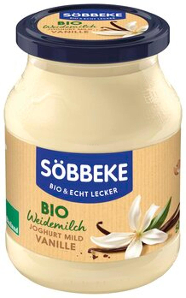 Produktfoto zu Joghurt Vanille 3,8% 500 g , Söbbeke