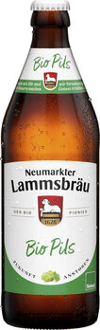 Produktfoto zu Lammsbräu Bier Bio Pils, 0,5 l