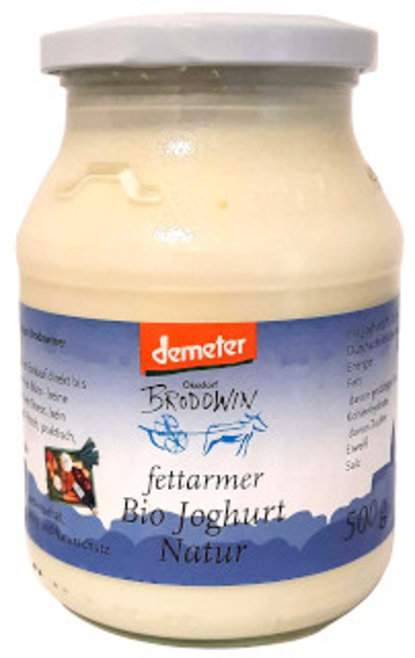 Produktfoto zu Joghurt fettarm natur Brodowin, 500 ml im Glas