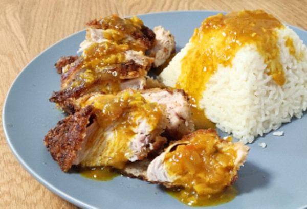 Produktfoto zu Chicken Katsu mit Reis