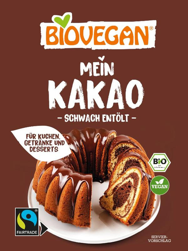 Produktfoto zu Kakao schwach entölt, 125 g